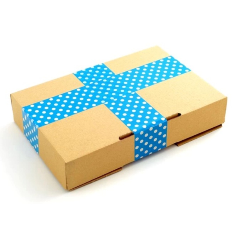 korrugerad papper låda pizza förpackning låda