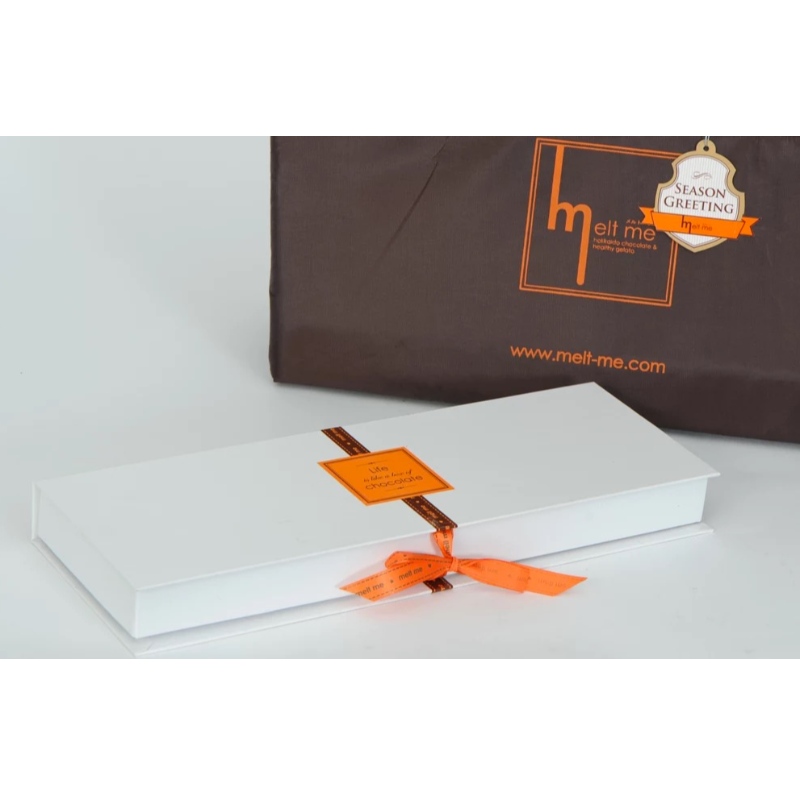 lyxig kartong presentförpackning med anpassat tryck och storlek